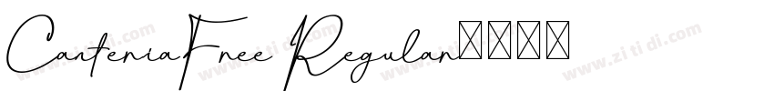 CanteriaFree Regular字体转换